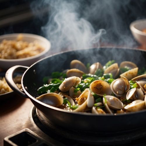 GARLIC BUTTER SAUTEED SEA CLAMS 